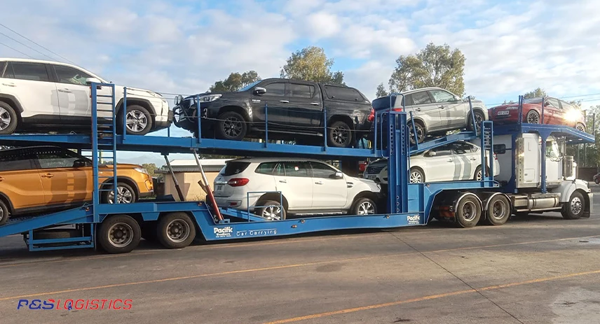 Car transport from WA to QLD by P&S Logistics